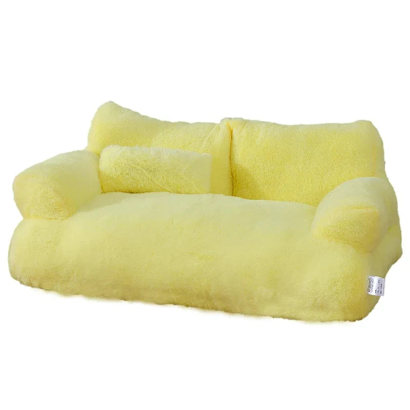 Pawstrip Deluxe Plush Sofa Bed - Luxe en Knus voor Uw Huisdier